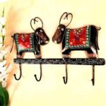 Golden Leaf Metal Wall Art Frame - Image 2