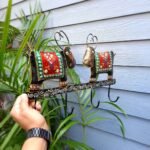 Golden Leaf Metal Wall Art Frame - Image 6