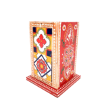 Handcrafted Wooden Pen Holder with Traditional Hand Painting - Image 5