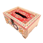 Hand-Painted Decorative Tissue Holder for Table Décor - Image 5