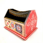 Wooden Remote Control Holder – Hand-Painted Decorative Organizer for Table - Image 7