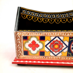 Wooden Remote Control Holder – Hand-Painted Decorative Organizer for Table - Image 5