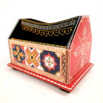 Wooden Remote Control Holder – Hand-Painted Decorative Organizer for Table - Image 6