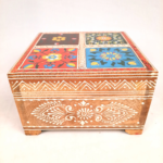 Handcrafted Wooden Jewelry Storage Box - Image 8