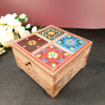 Handcrafted Wooden Jewelry Storage Box - Image 3
