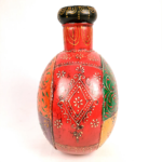 Multicolor Decorative Vase – Traditional Hand-Painted Wooden Flower Vase for Home Décor - Image 11