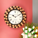 Vintage Decorative Round Wall Clock for Living Room, Bedroom & Office
