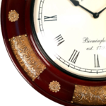 Vintage Roman Numeral Decorative Wall Clock - Image 6