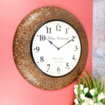 Vintage Decorative Round Wall Clock for Living Room, Bedroom & Office - Image 3