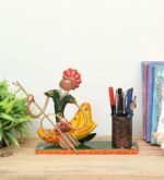 Musician Metal Pen Holder – Decorative Desk Organizer & Stationery Holder