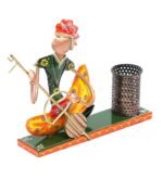 Musician Metal Pen Holder – Decorative Desk Organizer & Stationery Holder - Image 4