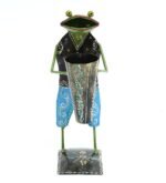 Frog Design Metal Pen Holder – Decorative Desk Organizer & Stationery Holder for Office - Image 2