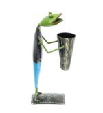 Frog Design Metal Pen Holder – Decorative Desk Organizer & Stationery Holder for Office - Image 4