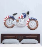 Vintage Motorcycle Metal Wall Art – Retro Bike Decorative Wall Hanging