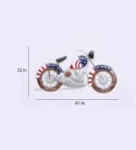 Vintage Motorcycle Metal Wall Art – Retro Bike Decorative Wall Hanging - Image 3