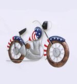 Vintage Motorcycle Metal Wall Art – Retro Bike Decorative Wall Hanging - Image 4