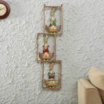Traditional Rajasthani Musician Metal Wall Art – Handcrafted Folk Dancer Wall Hanging Décor