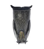 Handcrafted Metal Owl Pen Holder – Decorative Owl Desk Organizer for Office & Study Table - Image 2