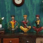 Handcrafted Metal Rajasthani Musician Showpiece Set