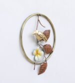 Bird & Flower Metal Wall Art Ring - Image 5