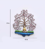 LED Buddha Tree Wall Art with Shelf - Image 4