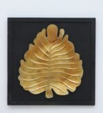 Golden Leaf Metal Wall Art Frame - Image 3