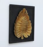 Golden Leaf Metal Wall Art Frame - Image 4