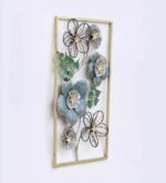 LED Floral Metal Wall Art Panel - Image 2