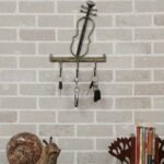 Decorative Wall Mounted Key Rack with 4 Hooks