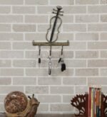 Decorative Wall Mounted Key Rack with 4 Hooks