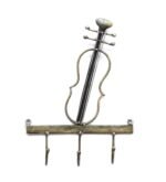 Decorative Wall Mounted Key Rack with 4 Hooks - Image 2