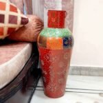 Traditional Hand-Painted Floor Vase for Home Decor - Image 7