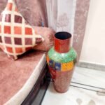 Traditional Hand-Painted Floor Vase for Home Decor - Image 9