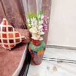 Traditional Hand-Painted Floor Vase for Home Decor - Image 11
