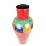 Traditional Hand-Painted Floor Vase for Home Decor - Image 3