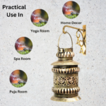 Vintage Metal Lantern Candle Holder - Image 8