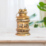 Vintage Metal Lantern Candle Holder - Image 2