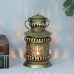 Vintage Metal Lantern Candle Holder