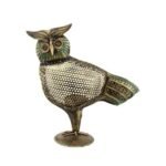 Handcrafted Metal Owl Showpiece – Vintage Decorative Owl Figurine - Image 4