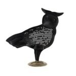 Handcrafted Metal Owl Showpiece – Vintage Decorative Owl Figurine - Image 3