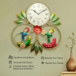 Traditional Musical Couple Metal Wall Clock - Image 3