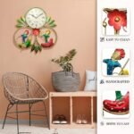 Traditional Musical Couple Metal Wall Clock - Image 4