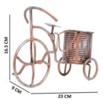 Vintage Cycle Design Desk Organizer & Stationery Holder for Office and Study Table - Image 3
