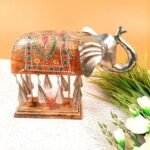 Handcrafted Decorative Elephant Wind Chime Showpiece