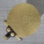 Antique Gold Decorative Side Table for Home Décor - Image 4