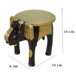 Antique Gold Decorative Side Table for Home Décor - Image 2