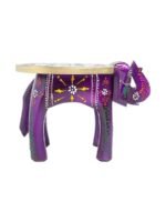 Elephant Stool Table – Hand-Painted Decorative Side Table for Home Décor - Image 4
