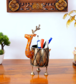 Metal Pen Holder – Decorative Desk Organizer & Stationery Holder