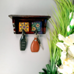 Decorative Wall Mounted Key Rack with Hooks - Image 3