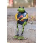 handcrafted Decorative Frog Figurine - Image 2